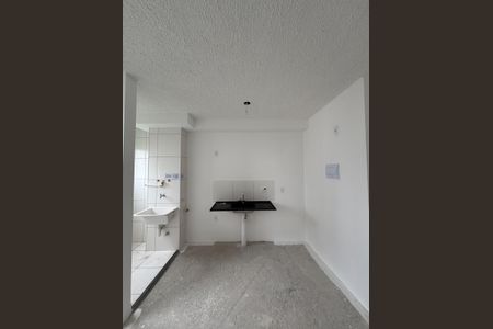 Cozinha de apartamento à venda com 2 quartos, 37m² em Jardim, Santo André