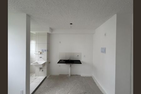 Cozinha de apartamento à venda com 2 quartos, 37m² em Jardim, Santo André