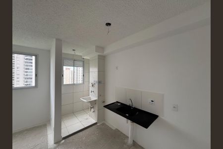 Cozinha de apartamento à venda com 2 quartos, 37m² em Jardim, Santo André