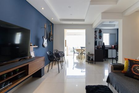 Sala de apartamento à venda com 3 quartos, 74m² em Vila das Merces, São Paulo