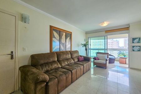Sala de apartamento para alugar com 3 quartos, 150m² em Balneario Cidade Atlantica, Guarujá