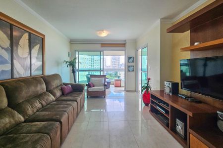 Sala de apartamento para alugar com 3 quartos, 150m² em Balneario Cidade Atlantica, Guarujá