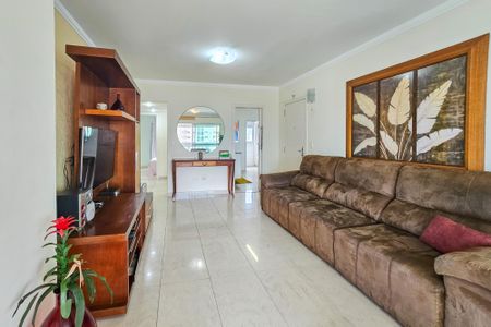 Sala de apartamento para alugar com 3 quartos, 150m² em Balneario Cidade Atlantica, Guarujá