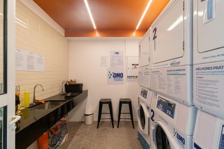 Apartamento para alugar com 24m², 1 quarto e sem vaga Apartamento para alugar com 24m², 1 quarto e sem vagaLavanderia
