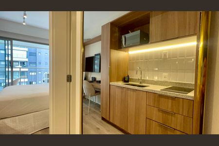 Studio à venda com 27m², 1 quarto e sem vagaCozinha