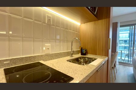 Studio à venda com 27m², 1 quarto e sem vagaCozinha