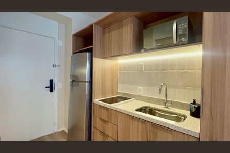 Studio à venda com 27m², 1 quarto e sem vagaCozinha