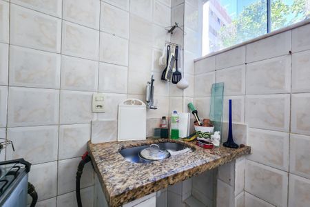 Cozinha de kitnet/studio à venda com 1 quarto, 32m² em Glória, Rio de Janeiro