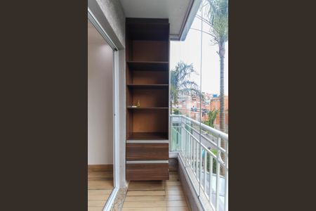 Varanda da Sala de apartamento para alugar com 2 quartos, 50m² em Vila Carmosina, São Paulo