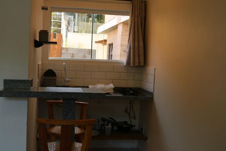 Studio para alugar com 31m², 1 quarto e 1 vagacozinha mesa