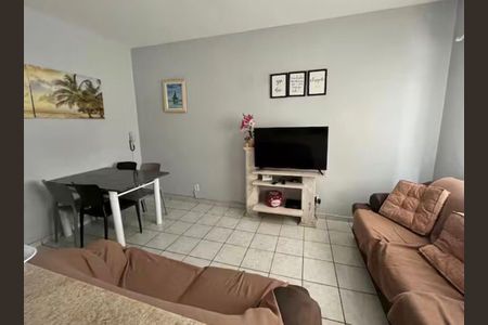 Sala de apartamento para alugar com 1 quarto, 45m² em Jardim Sao Miguel, Guarujá