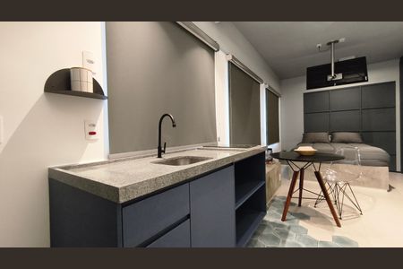 Studio para alugar com 24m², 1 quarto e sem vaga Studio para alugar com 24m², 1 quarto e sem vagaCozinha