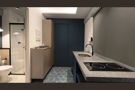 Studio para alugar com 24m², 1 quarto e sem vaga Studio para alugar com 24m², 1 quarto e sem vagaCozinha