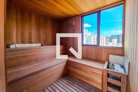 Studio para alugar com 24m², 1 quarto e sem vaga Studio para alugar com 24m², 1 quarto e sem vagaSauna