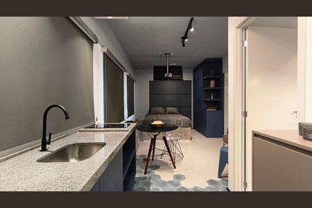 Studio para alugar com 24m², 1 quarto e sem vaga Studio para alugar com 24m², 1 quarto e sem vagaCozinha
