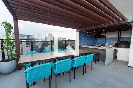 Studio para alugar com 24m², 1 quarto e sem vaga Studio para alugar com 24m², 1 quarto e sem vagaChurrasqueira