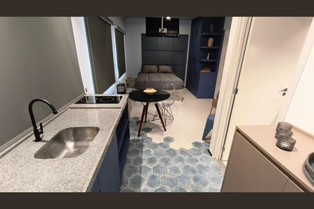 Studio para alugar com 24m², 1 quarto e sem vaga Studio para alugar com 24m², 1 quarto e sem vagaCozinha