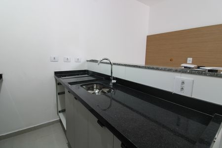 Cozinha / lavanderia de kitnet/studio para alugar com 1 quarto, 20m² em Vila Marieta, São Paulo