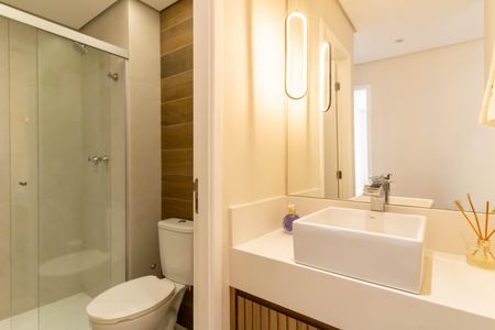 Apartamento à venda com 55m², 2 quartos e 1 vagaBanheiro 