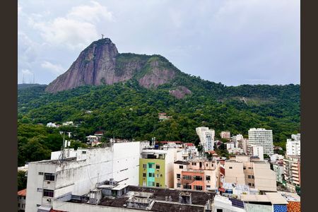 Sala - vista de apartamento à venda com 3 quartos, 85m² em Humaitá, Rio de Janeiro