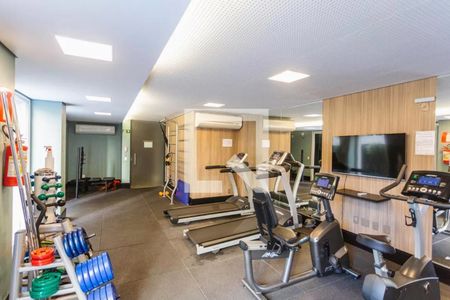 Apartamento para alugar com 48m², 1 quarto e 1 vaga Apartamento para alugar com 48m², 1 quarto e 1 vagaÁrea comum - Academia