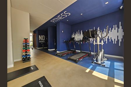 Studio para alugar com 27m², 1 quarto e sem vaga Studio para alugar com 27m², 1 quarto e sem vagaAcademia