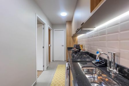 Apartamento para alugar com 39m², 2 quartos e sem vaga Apartamento para alugar com 39m², 2 quartos e sem vagaCozinha e área de serviço