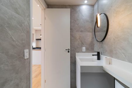 Apartamento para alugar com 47m², 1 quarto e 1 vaga Apartamento para alugar com 47m², 1 quarto e 1 vagaBanheiro