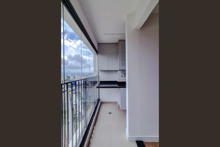 Varanda da Sala de apartamento para alugar com 1 quarto, 47m² em Vila Anastácio, São Paulo