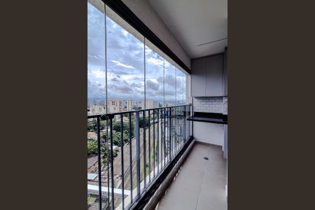 Varanda da Sala de apartamento para alugar com 1 quarto, 47m² em Vila Anastácio, São Paulo