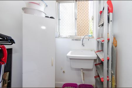 Área de serviço de apartamento à venda com 2 quartos, 55m² em Santa Efigênia, Belo Horizonte