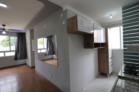 Cozinha de apartamento para alugar com 2 quartos, 49m² em Adelino Simioni, Ribeirão Preto