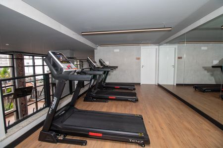 Apartamento para alugar com 42m², 1 quarto e 1 vaga Apartamento para alugar com 42m², 1 quarto e 1 vagaÁrea Comum - Academia