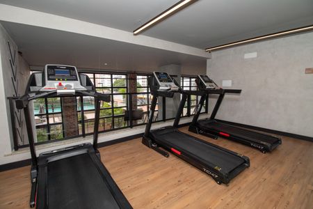 Apartamento para alugar com 42m², 1 quarto e 1 vaga Apartamento para alugar com 42m², 1 quarto e 1 vagaÁrea Comum - Academia