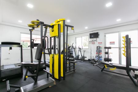 Apartamento à venda com 36m², 1 quarto e 1 vaga Apartamento à venda com 36m², 1 quarto e 1 vagaÁrea comum - Academia