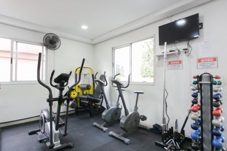 Apartamento à venda com 36m², 1 quarto e 1 vaga Apartamento à venda com 36m², 1 quarto e 1 vagaÁrea comum - Academia