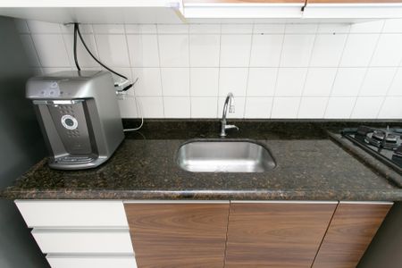 Apartamento à venda com 36m², 1 quarto e 1 vaga Apartamento à venda com 36m², 1 quarto e 1 vagaCozinha - Pia