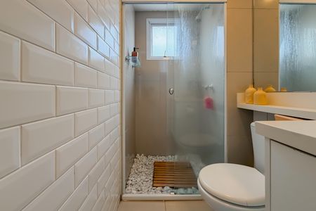 Apartamento para alugar com 35m², 1 quarto e sem vaga Apartamento para alugar com 35m², 1 quarto e sem vagaBanheiro da Suíte