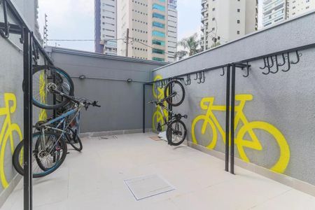 Studio para alugar com 27m², 1 quarto e sem vaga Studio para alugar com 27m², 1 quarto e sem vagaÁrea comum - Bicicletario