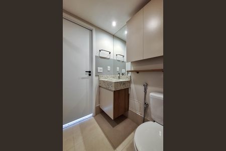 Studio para alugar com 30m², 1 quarto e sem vaga Studio para alugar com 30m², 1 quarto e sem vagaBanheiro