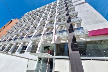 Studio para alugar com 30m², 1 quarto e sem vaga Studio para alugar com 30m², 1 quarto e sem vagaFachada