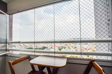 Varanda da Sala de apartamento à venda com 2 quartos, 55m² em Vila Luzita, Santo André
