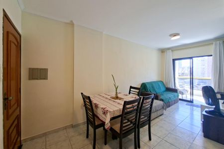 Sala de apartamento para alugar com 1 quarto, 60m² em Aviação, Praia Grande