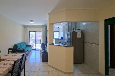 Sala de apartamento para alugar com 1 quarto, 60m² em Aviação, Praia Grande