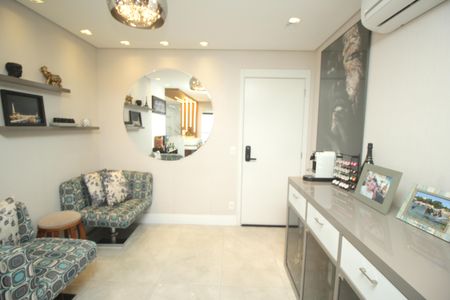 Sala de apartamento à venda com 3 quartos, 122m² em Campestre, Santo André