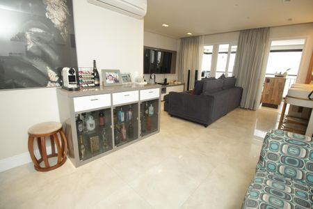 Sala de apartamento à venda com 3 quartos, 122m² em Campestre, Santo André