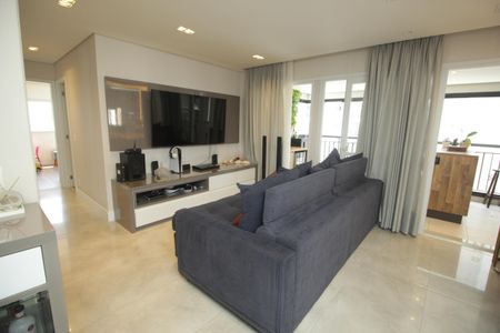 Sala de apartamento à venda com 3 quartos, 122m² em Campestre, Santo André