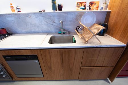 Sala/Cozinha de apartamento para alugar com 2 quartos, 68m² em Indianópolis, São Paulo