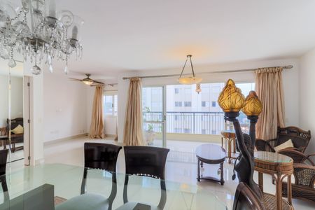 Sala de apartamento para alugar com 3 quartos, 133m² em Cidade Monções, São Paulo