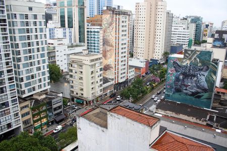 Vista da Varanda do Studio de apartamento para alugar com 1 quarto, 25m² em Consolação, São Paulo